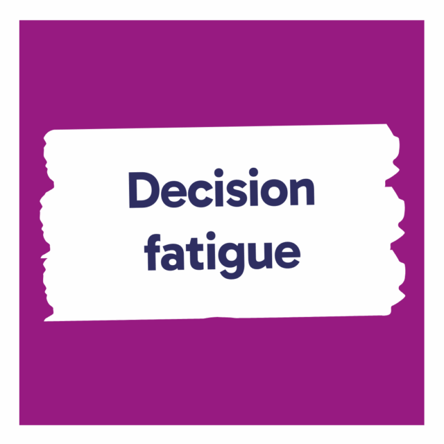 Decision Fatigue in schools